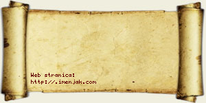 Miljana Becić vizit kartica